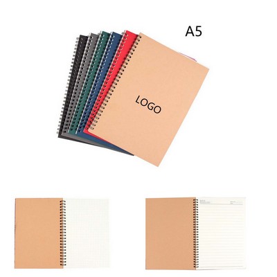 A5 Spiral Notebook 100 Pages 50 Sheets
