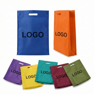 Eco-Friendly Personalized Non-Woven Tote Bag 15.7" x 11.8" Reusable Gift Bag