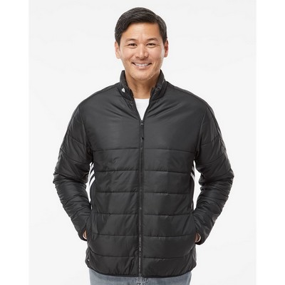 Adidas Men's 3-Stripes Puffer Full-Zip Jacket - A570