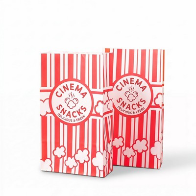 Disposable Paper Movie Snack Bag