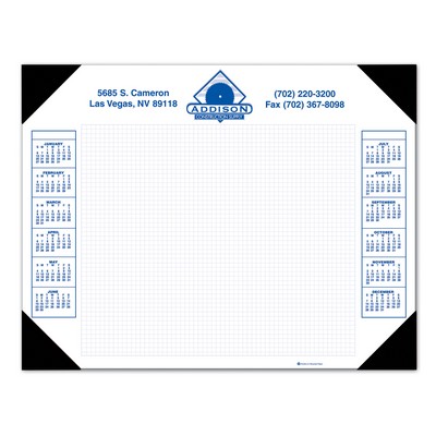 25-Sheet Custom Doodle Pad w/4-Corners