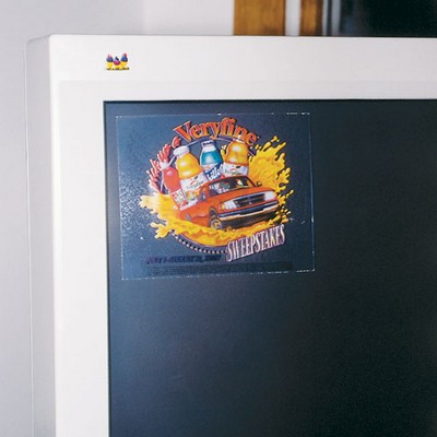 Custom Static Cling Decal with Face Up Application