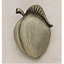 Textured Peach Marken Design Cast Lapel Pin (Up to 7/8")