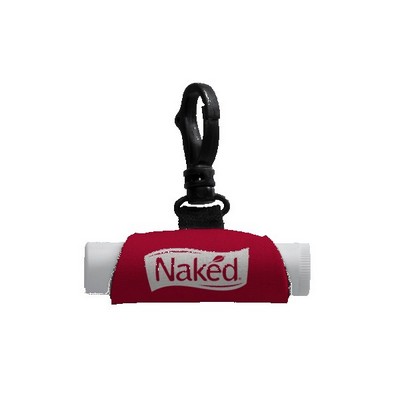 Neoprene Lip Balm Sleeve with Swivel Snap Hook (Lip Balm sold separately)