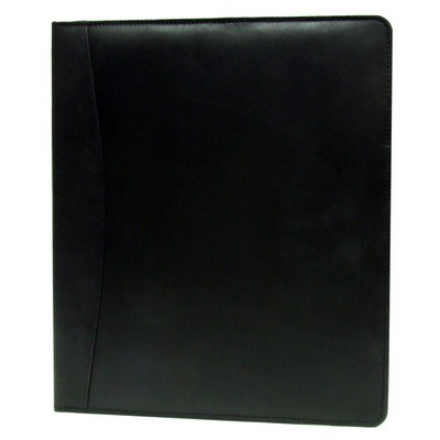 1'' Ashlin® Designer Midnight Black Pascual Leatherette Presentation Organizer Binder