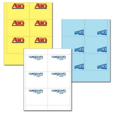 Full Color Inserts For I.D. Card Holders