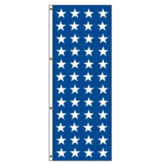 America Forever Interceptor Flag Drape (Blue/White Stars)