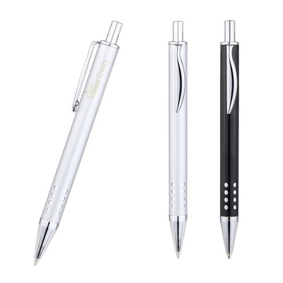 Brighton Ballpoint Click Pen (Silver)