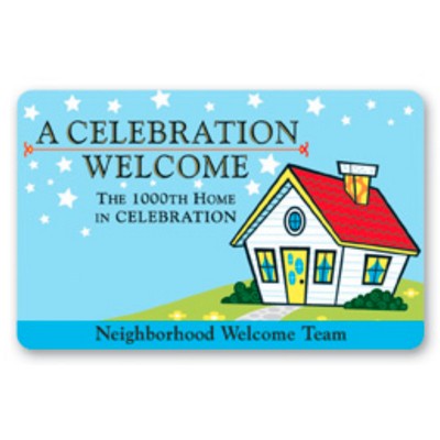 Full Color 50 Mil Name Badge (2.125"X3.375") Rectangle - No Personalization