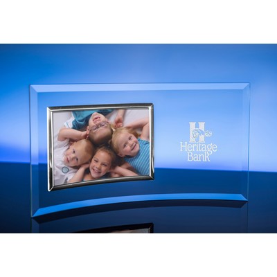 Horizontal Picture Frame w/Silver Trim (5" x 7")