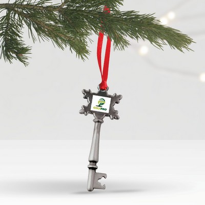 3D Ornament (3" x 1" Snowflake Key)