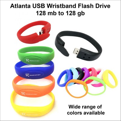 Atlanta USB Wristband - 4 GB Memory