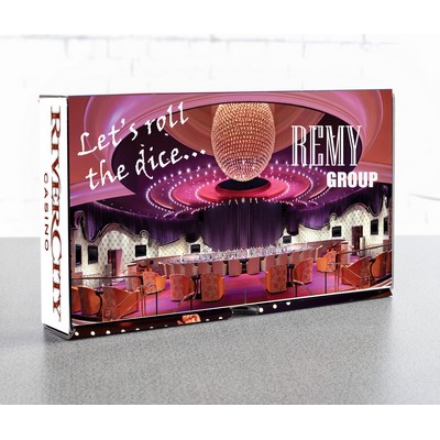 Custom Box 4-Color W/ High-Gloss Finish Mounted On E-Flute (11" X 5.5" X 2")