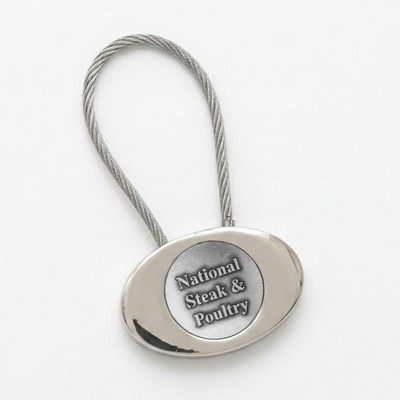 Eclipse Oval 3/4" Continuity Key Tag w/ Cable Closure