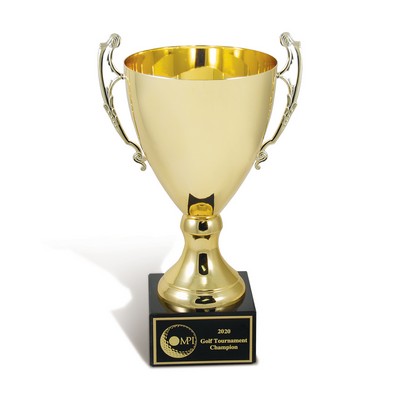 Medium Gold Metal Trophy Cup