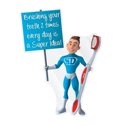 HD Resolution Sticker | Custom | Die Cut Shape | Clear Static Vinyl | Static Back | 144 - 175 Sq In