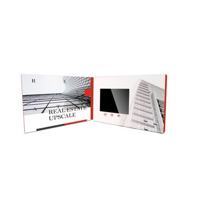 3.6 Inches HD Screen Customized Printed Size Video Brochures