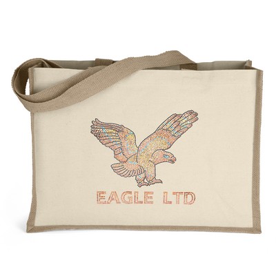 Josephine™ - Natural Tote - Sparkle (17" x 6" x 12")