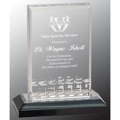 5" x 6" Silver Mirage Impress Acrylic Award