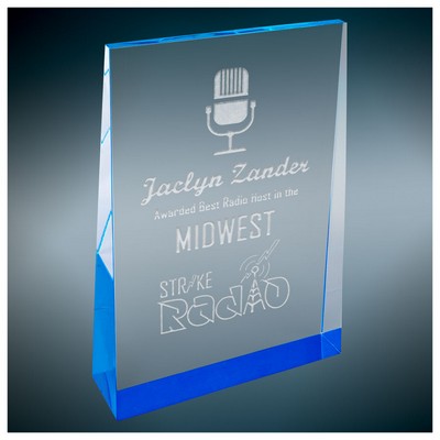 Acrylic Wedge Award (4" X 6")