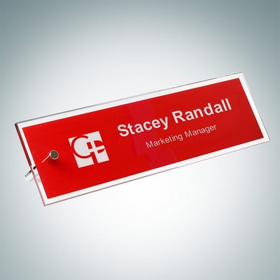 Red Chroma Nameplate