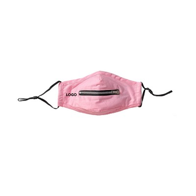 Youth Zipper Cotton Mask