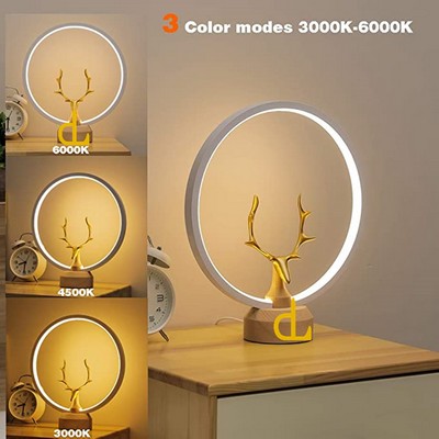 LED Wood Table Lamp