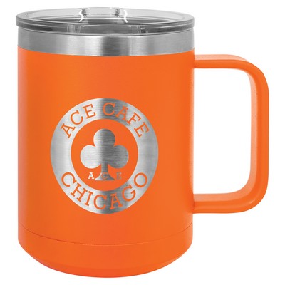 Orange Travel Tumbler