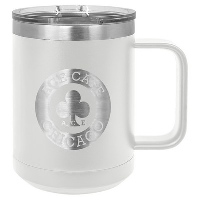 White Travel Tumbler