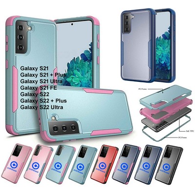 Shockproof Case compatible with Galaxy S22 + Screen Protector