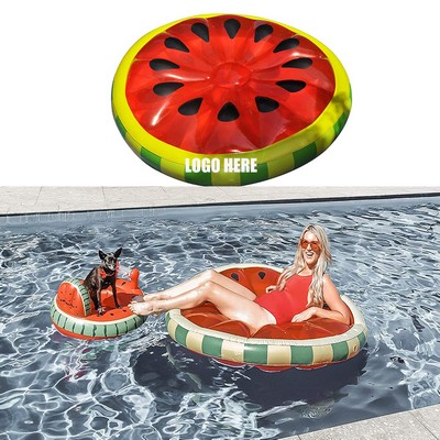 Inflatable Watermelon Slice Floating Chair