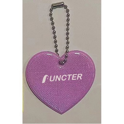 Heart Shape Reflective Keytag
