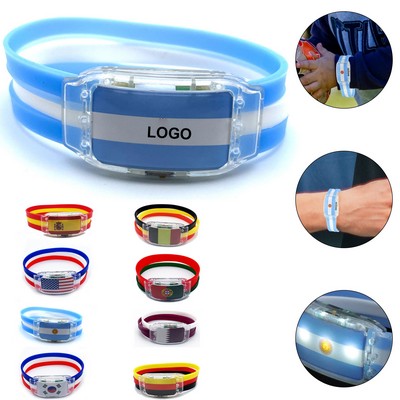 LED Bracelet National Flag Glowing Bracelet