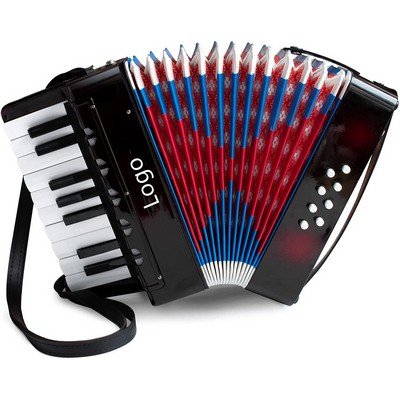 Accordion Instrument for Kids Adults 17 Keys 8 Bass Educational Musical Instrument