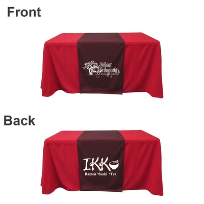 4' Table Runner Dye Sublimated Exhibition Tablecloth