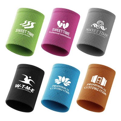 Sport Sweat Absorbent Cooling Wristband