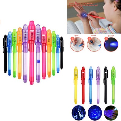 Invisible Ink Pen w/UV LED Light