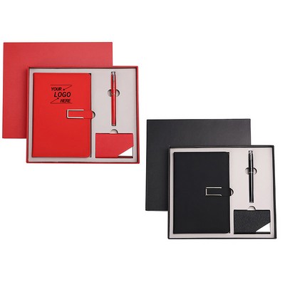 Executive Leather Journal Gift Set for Business Professionals