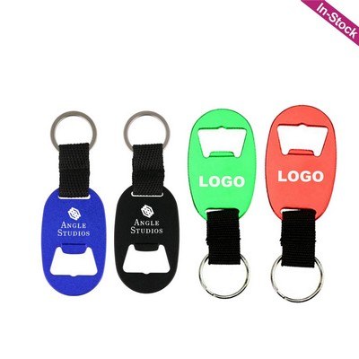 Metal Key Tag With Bottle Opener