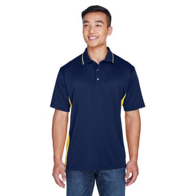 UltraClub Mens Cool & Dry Sport Two-Tone Polo