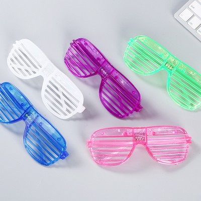 Blinds LED Light Glasses