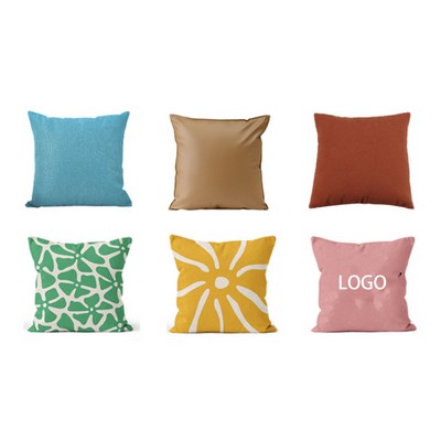 Full Color Throw Pillow Polyester Small