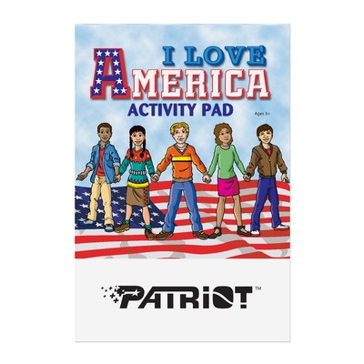 I Love America Activity Pad