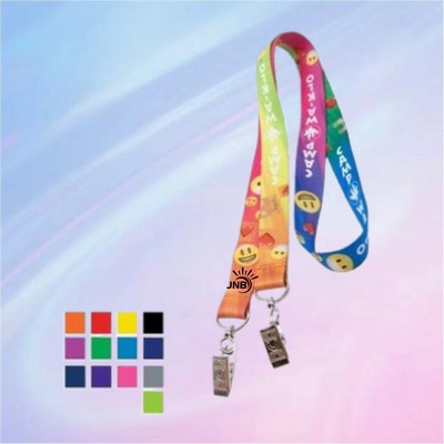 Personalized Dual-Clip Lanyard