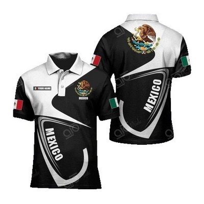 MEN'S Full Color Sublimation Performence Polo Shirt