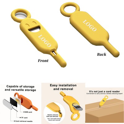 Mobile Phone Card Removal Pin with Case Holder Set