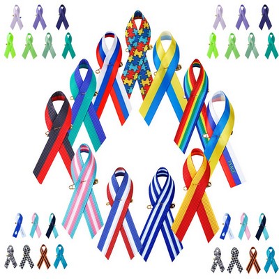 Custom Awareness Ribbon w/ Pin