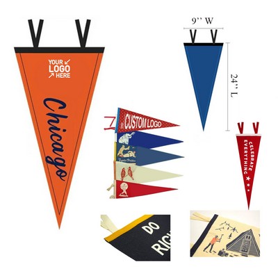 Custom Full Color Felt Pennant