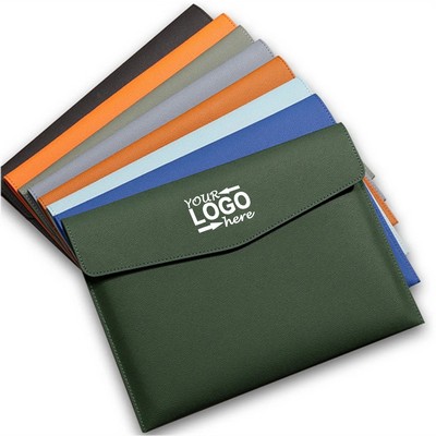 PU Leather A4 File Document Holder