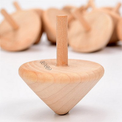 Classic Wooden Spinning Tops for Kids